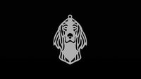 English setter pendant | 3D