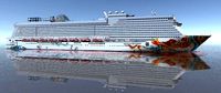 Norwegian Getaway cruise ship 3d model