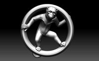 pendant monkey | 3D