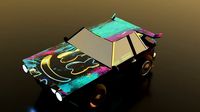 Sport Car Low Poly
