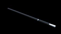 Low-Poly Percival Graves Wand 3D Model