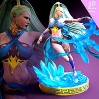 Shiva FF7 Remake Fan art 3D printing ready | 3D