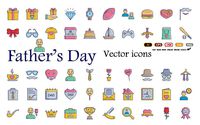 Mothers Day color  vector icon