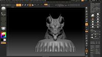 Evil dragon sculp | 3D