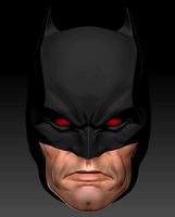 Flashpoint Batman Head Sculpt - Neutral head  | 3D