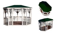 Gazebo Wooden White