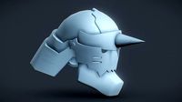 Fullmetal Alchemist Helmet Alphonse Elric Canonical FanArt | 3D