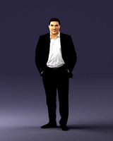 Man in jacket 0022 3D Print Ready | 3D