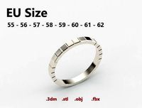 Model 103 Chopard Facet Ring Ice Cube Pure EU Size | 3D