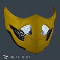 MK11 Scorpion Mask V5 - STL File | 3D