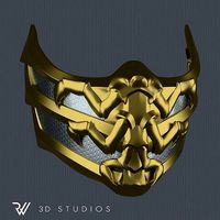 MK11 Scorpion Mask V4 - STL File | 3D