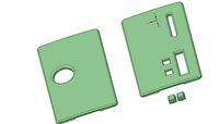 Billetbox pannels rev 4 cutouts-SLA-Curved | 3D