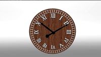 Frameless Farmhouse 20 Wall Clock