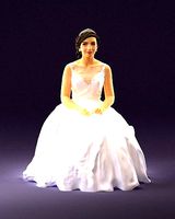 Sitting bride 0834