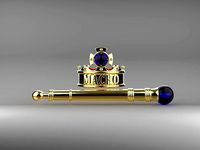 Macho Man Randy Savage Crown and Scepter | 3D