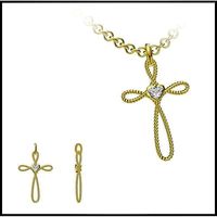 JCD Vintage style pendant jcd jewelry design | 3D