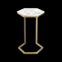 Margaux Laptop Table white marble