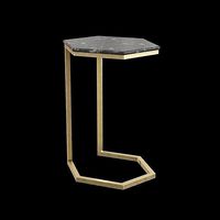Margaux Laptop Table black marble
