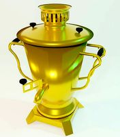 Bronze Samovar for Russian Interior