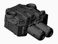 CHIBI-TECH SD - CHIMERA-C PBC-DUO TURRET CORE | 3D