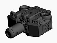 CHIBI-TECH SD - CHIMERA-B PBC TURRET CORE | 3D