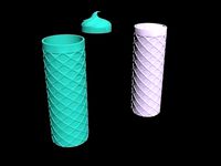 Ice cream 2 models  separated and monolite | 3D