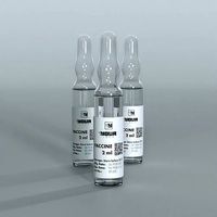 Glass ampoule vaccine 3D model