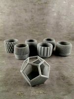 3D Printed 73  Flower pots for succulent plants  | 3D