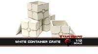 Star Wars white container crate 1-12 scale | 3D