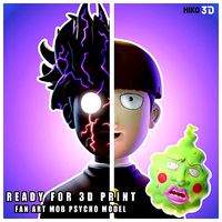 Mob Psycho 100 - 3D FanArt -  | 3D