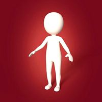 Cartoon Man - Stickman