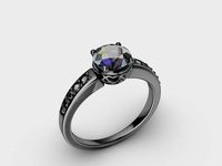 Solitaire Engagement Ring 1 carat | 3D