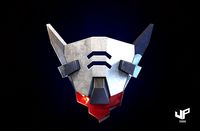 Gundam Barbatos Custom Mask Fan Art 3D print model | 3D