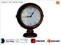 Cramden Table Clock Tabletop Clock Mantel Clock 3D model