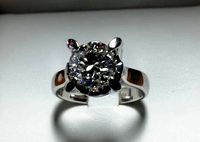 Jewelry Set Ring Neackle Round stone Parure Set05 | 3D