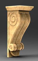 Corbel Decorative 3   3D model