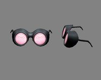 Cartoon myopia glasses - dizzy
