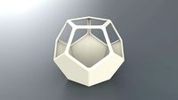 Dodecahedron Terrarium | 3D