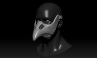 Quarantine Mask Plague Doctor Cyberpunk | 3D
