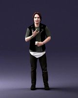 Rocker man 1121 3D Print Ready | 3D