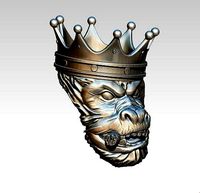 Crown Prince Ring with sigar | 3D