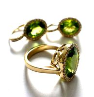 Jewelry Set Ring t Earring Oval stone Parure Set03 | 3D