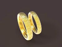 dragon comfort wedding rings | 3D