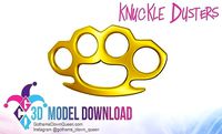 Cosplay Knuckle Dusters Prop Accessory | 3D