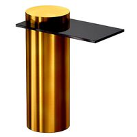 Grafik Glass Cantilever End Table Crate and Barrel