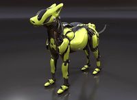 Robot dog  Robodog high poly