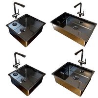 Set of Sink Blanco Andano and Mixer Blanco Fontas-S II