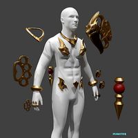 Sett Full kit League of Legends LOL Cosplay  for printing | 3D