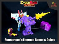 Transformers StarScream Energon Canon and Energon Cubes | 3D