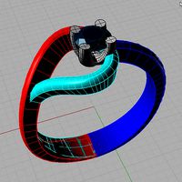 Solitaire Fantasy Diamond Ring Anello Solitario fantasia  Sl33 | 3D